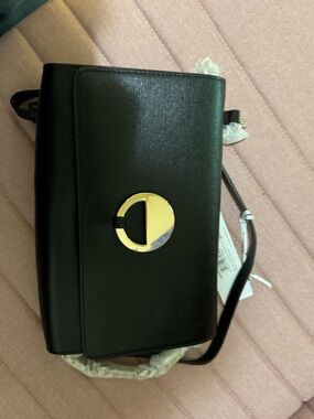 Versace black clutch